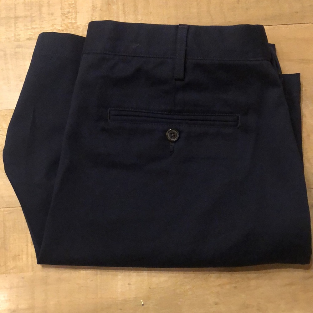Lands End Dress Shorts Black Mens Size 38 Traditional Fit Made in Bangladesh